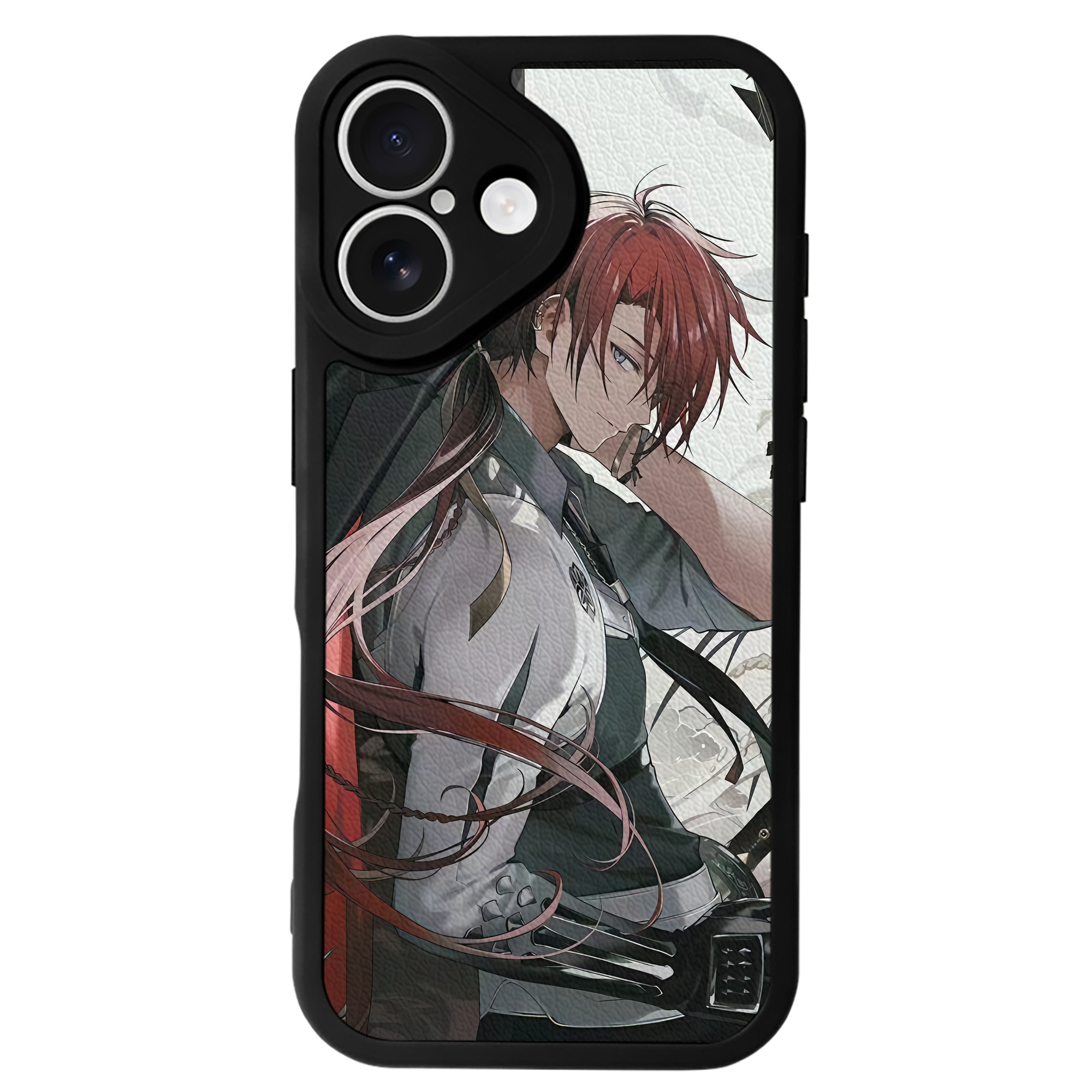 （画像用） 刀剣乱舞 Touken Ranbu 【iPhone 16シリーズ対応】シリコンスマホケース（レザー調） 材質：シリコン